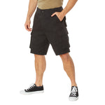 Vintage Solid Paratrooper Cargo Shorts