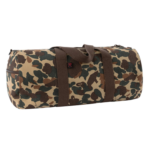 X Bear Archery Fred Bear Camo Canvas Shoulder Duffle Bag