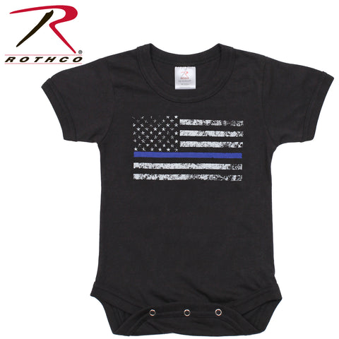 Infant Thin Blue Line One-Piece Bodysuit