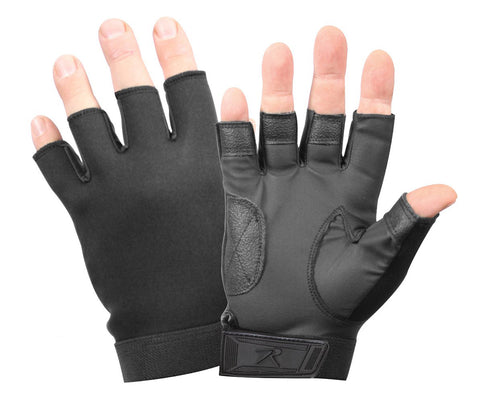 Fingerless Stretch Fabric  Duty Gloves