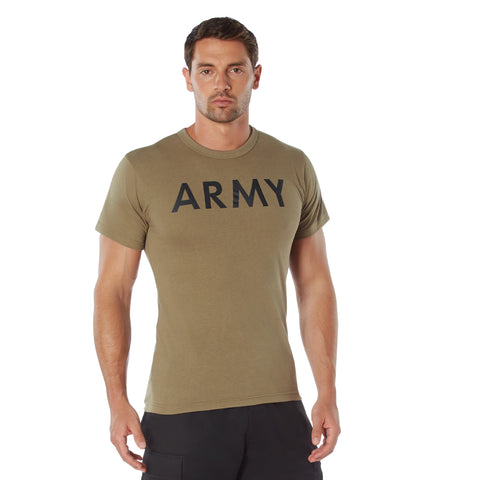 AR 670-1 Coyote Brown Army Physical Training T-Shirt