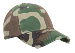 Distressed Camo Low Pro Cap