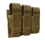 MOLLE Triple Pistol Mag Pouch