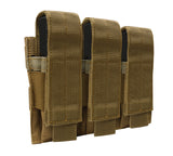 MOLLE Triple Pistol Mag Pouch