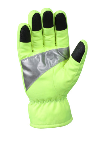 Safety Green Gloves With Reflective Tape