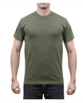 Solid Color 100% Cotton T-Shirt