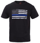 Kids Thin Blue Line US Flag T-Shirt