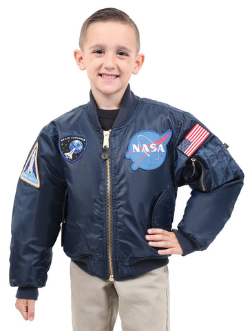 Kids NASA MA-1 Flight Jacket