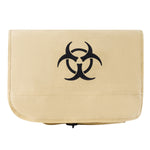 Vintage Canvas Paratrooper Bag with Bio-Hazard Symbol