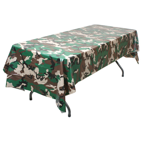 Woodland Camo Tablecloth